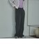 ピグメント裏毛フレアパンツ