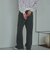 ピグメント裏毛フレアパンツ