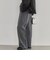 ボンディングセンターピンタックパンツ