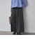 ベルト付きタックワイドパンツ