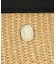【Breath TOPKAPI】サングラスホルダー付き レザーコンビ カゴバッグ M