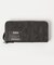DEVICE MAD ミリタリー ラウンド ファスナー 長財布 メタル 型押し プレート ウォレット