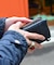 DEVICE デバイス Work ミリタリー 本革 レザー 型押し 二つ折り 財布 コンパクト ウォレット 取り外し可能 カードケース付き