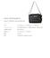 Rename CORDURA ナイロン 軽量 ミニ ショルダーバッグ