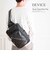 DEVICE Shade ジップデザイン 合皮 メガ ボディバッグ ショルダーバッグ