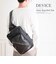 DEVICE Shade ジップデザイン 合皮 メガ ボディバッグ ショルダーバッグ