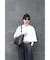 DEVICE＋ フェイクレザー シンプル シックデザイン ビッグ トートバッグ