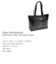 DEVICE＋ フェイクレザー シンプル シックデザイン ビッグ トートバッグ