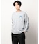 袖プリント ロンT 長袖 クルーネック ロングスリーブ プリントT Tシャツ