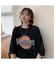 サークルプリント ロゴ Tシャツ