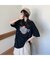 サークルプリント ロゴ Tシャツ