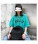 ビッグシルエット ストリート ルーズスタイル プリント 半袖 Tシャツ