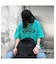 ビッグシルエット ストリート ルーズスタイル プリント 半袖 Tシャツ