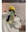 オーバーサイズ プルオーバー カレッジロゴ スウェット トレーナー