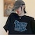 韓国風 フロントロゴTシャツ