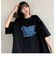 韓国風 フロントロゴTシャツ
