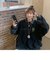 オーバーサイズ 襟付き ポロシャツ デザイン スウェット トレーナー ポロネック ラガーシャ