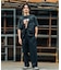 ビッグシルエット ジャンキープリント ピグメント 半袖 Tシャツ 古着風 フライドポテト カレッジロゴ