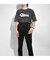 ビッグシルエット ジャンキープリント ピグメント 半袖 Tシャツ 古着風 フライドポテト カレッジロゴ