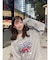 DEVICE×佐藤かれん ルーズグラフィックプリント スウェット
