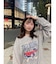 DEVICE×佐藤かれん ルーズグラフィックプリント スウェット