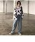 ダルメシアン柄  スウェット トレーナー