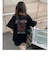 ナンバリング 古着風 バックデザイン プリント ロゴ Y2K ストリート ルーズ Tシャツ