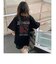 ナンバリング 古着風 バックデザイン プリント ロゴ Y2K ストリート ルーズ Tシャツ