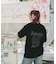 ナンバリング 古着風 バックデザイン プリント ロゴ Y2K ストリート ルーズ Tシャツ