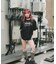 ナンバリング 古着風 バックデザイン プリント ロゴ Y2K ストリート ルーズ Tシャツ