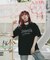 ナンバリング 古着風 バックデザイン プリント ロゴ Y2K ストリート ルーズ Tシャツ