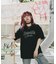 ナンバリング 古着風 バックデザイン プリント ロゴ Y2K ストリート ルーズ Tシャツ