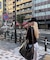 DEVICE ルーズ マンメイドレザー ショルダーバッグ