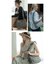 Rename 3way シャーリング リボン ギャザー ショルダーバッグ/ハンドバッグ/ホーボー 軽量 フリルバッグ