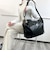 DEVICE ZIP ルーズ マンメイドレザー ショルダーバッグ