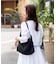シャロウ フラップ ショルダーバッグ shallow flap shoulder bag