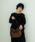 シャロウ フラップ ショルダーバッグ shallow flap shoulder bag