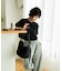 シャロウ フラップ ショルダーバッグ shallow flap shoulder bag