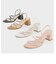 Meadow メドー ストラッピーブロックヒールサンダル 