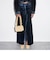 Loey ローイー テキスチャーボウフラットミュール 