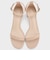 ローブロックヒール アンクルストラップサンダル