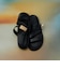 Aelin エイリン メタリックバックル ストラッピーサンダル
