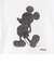 【ミッキーマウス / LOVELESS限定】プリントTシャツ(フロントシルエットスタイル)