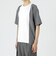 ストライプブロッキングTシャツ