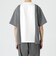 ストライプブロッキングTシャツ