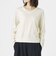 【CASHWOOL】 ウォッシャブルラメVネックニット