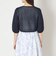 アイレット透かし編み ニットボレロ