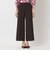 ウールライクストレッチ ワイドパンツ