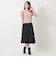 フラワーチュールスリーブ ニットプルオーバー