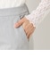 ウールライクストレッチ スリムパンツ